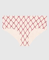 No Show Cheeky Panty Foiled LaSenza Fishnet