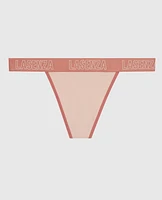 G-String Logo Panty Peaceful Peach