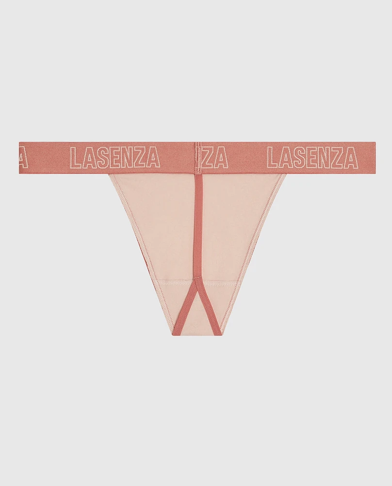 G-String Logo Panty Peaceful Peach