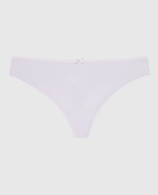 Thong Panty with Bow Lavender Cake