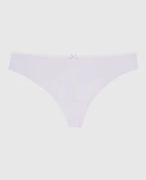 Thong Panty with Bow Lavender Cake