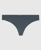 Thong Panty with Bow Stormy Weather