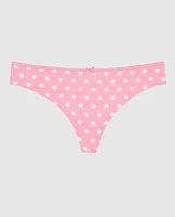 Thong Panty with Bow LS Dot