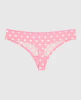 Thong Panty with Bow LS Dot