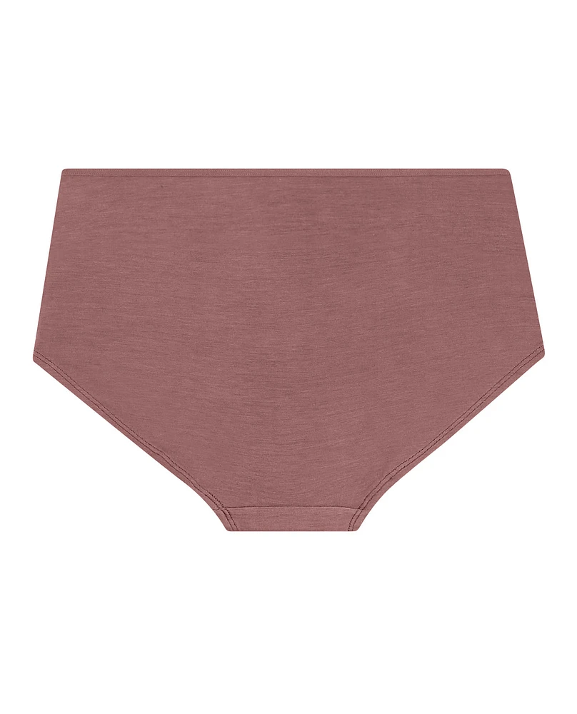 Boyshort Panty with Bow Dusty Cedar