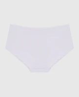 Boyshort Panty with Bow Lavender Cake