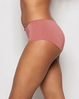Boyshort Panty with Bow Rosy Blush