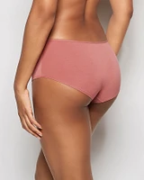 Boyshort Panty with Bow Rosy Blush