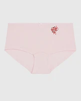 Culotte garçonne avec boucle rose indiscret