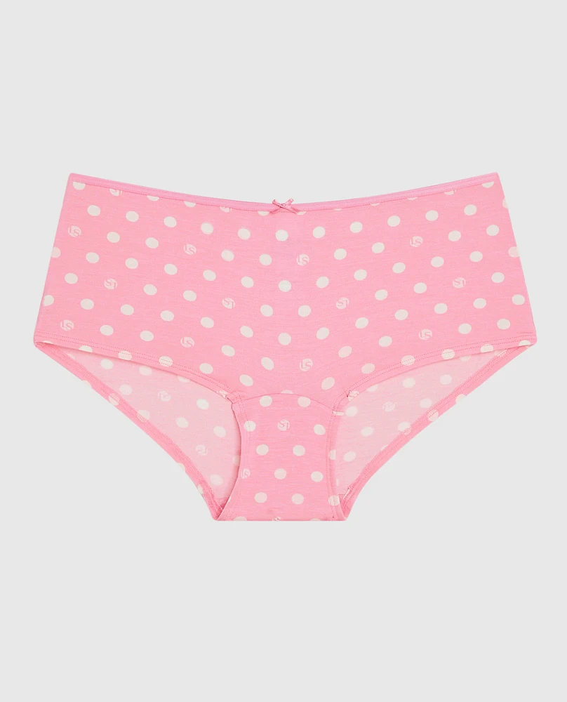 Boyshort Panty with Bow LS Dot