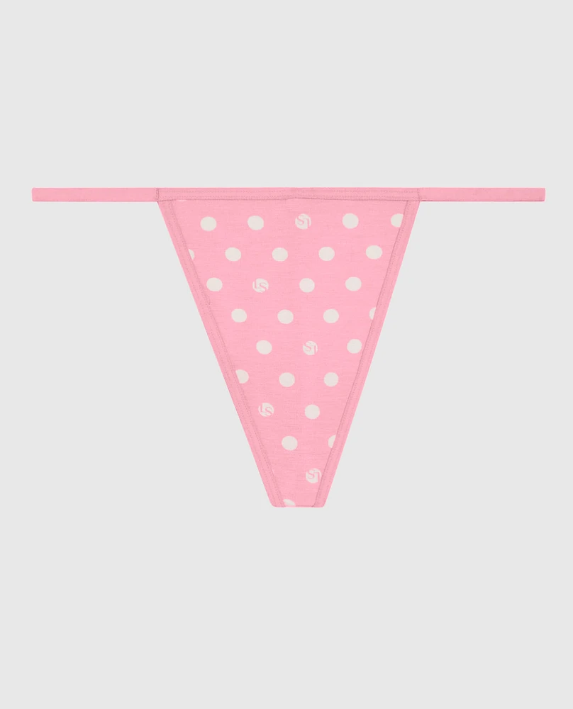 G-String Panty with Bow LS Dot