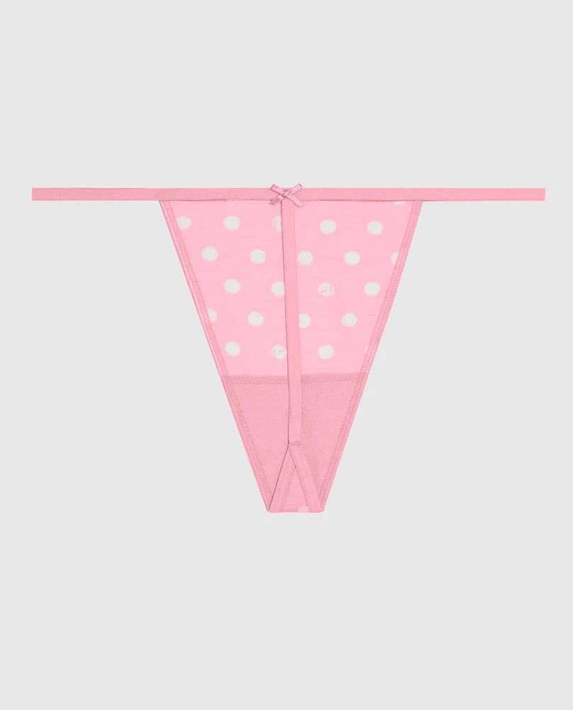 G-String Panty with Bow LS Dot