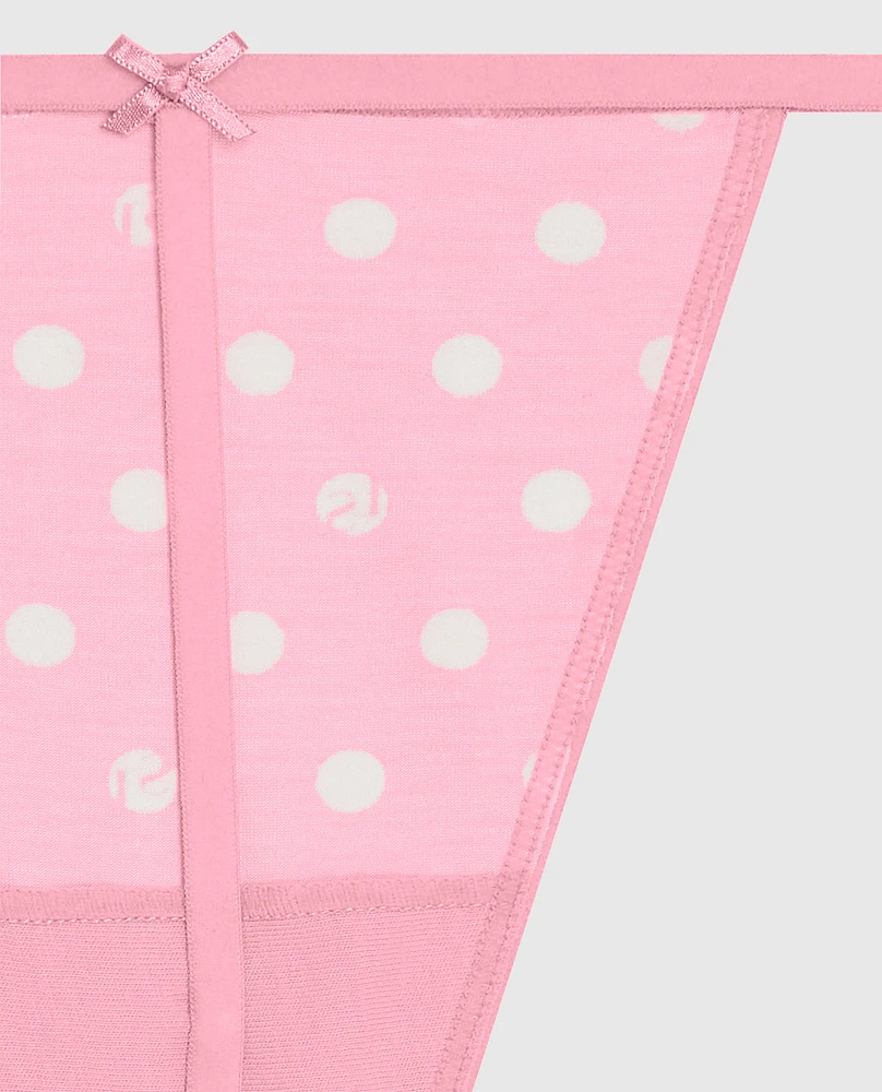 G-String Panty with Bow LS Dot