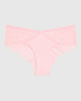 Lace Cheeky Panty Pink-A-Boo