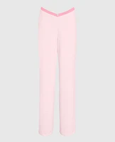 Pajama Pant with Rosette Pink