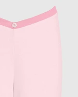 Pajama Pant with Rosette Pink