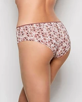 Hipster Panty with Bow Spring Floral