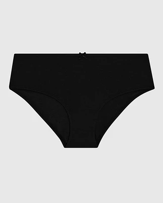 Hipster Panty with Bow Black