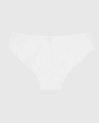 Culotte cheeky en dentelle noire