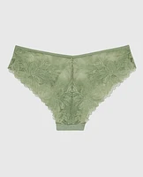 Culotte Cheeky en dentelle douce sauge