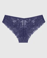 Lace Cheeky Panty Dusk Blue