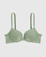 Lace Push Up Bra Soft Sage