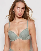 Lace Push Up Bra Soft Sage