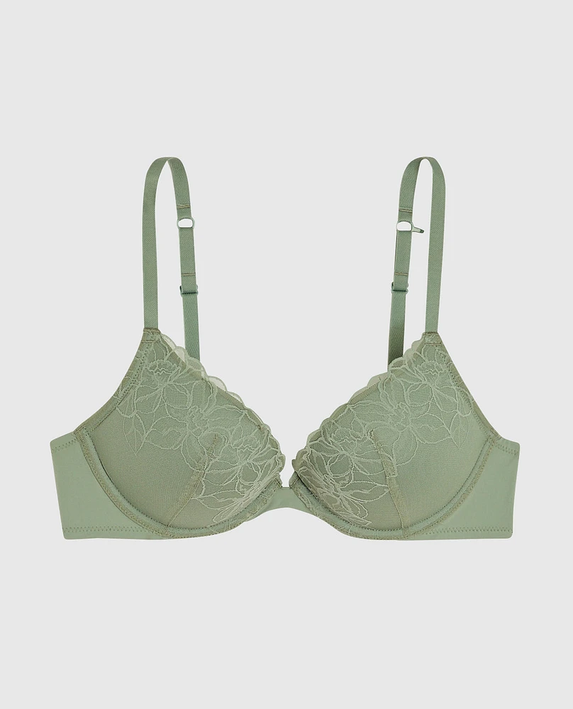 Lace Push Up Bra Soft Sage