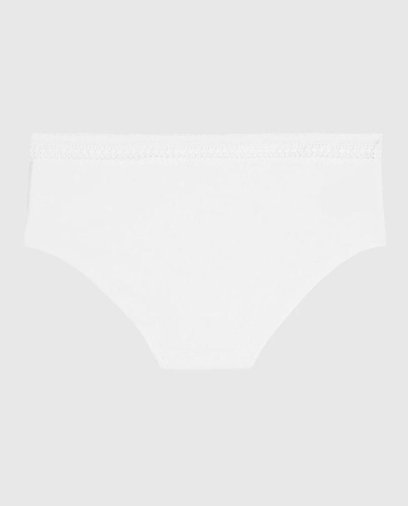 Hipster Panty with Elemental Lace Ivory
