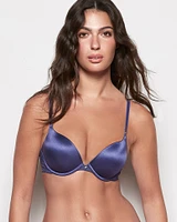 Hello Sugar Push Up Bra with Lace Wing Dusk Blue