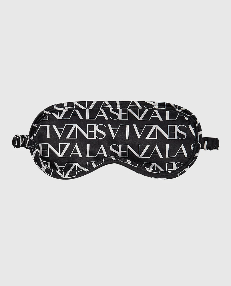 Logo Satin Eye Mask