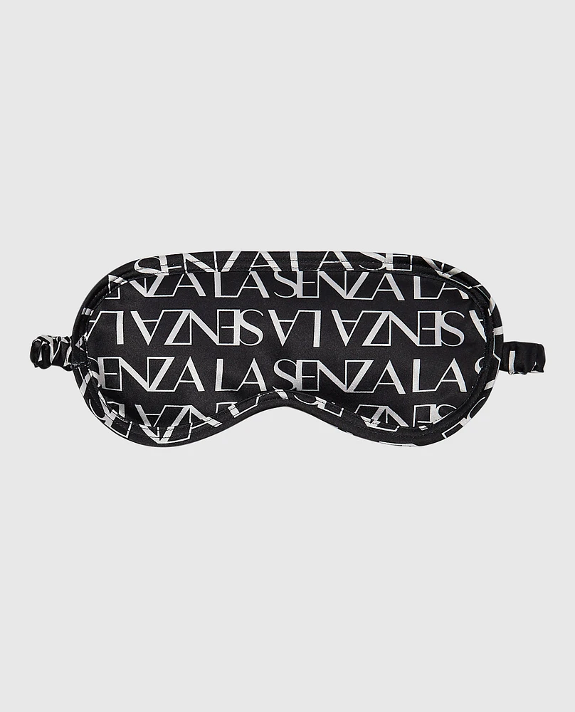 Logo Satin Eye Mask