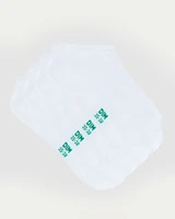 Cotton Ankle Socks White