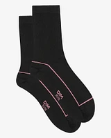 Cotton Sports Crew Sock Black