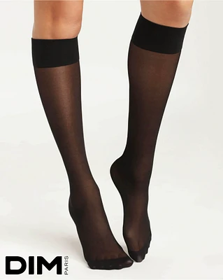 Sheer Knee High Stocking in Black