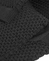 Textured Crew Socks in Black