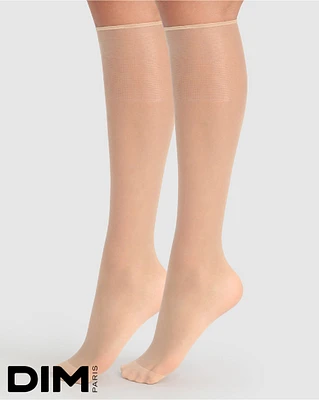Sheer Knee High Stocking in Sugar Baby