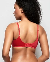 Comfort Lightly Lined Demi Bra Cosmo Red