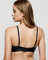 Waffle Lightly Lined Demi Bra Smoulder Black