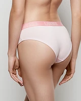 Hipster Panty with Logo Pink