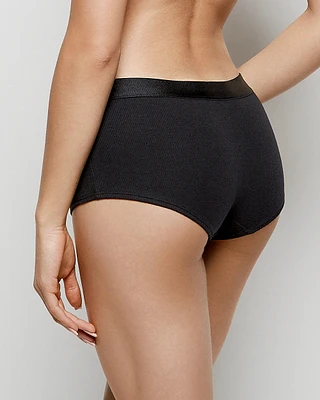 Culotte garçonne noir fumée