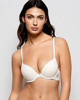 Push Up Bra with Lace Wing Ivory Dawn