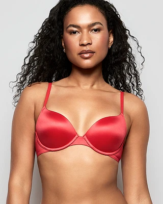 Comfort Lightly Lined Demi Bra Cosmo Red