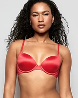 Comfort Lightly Lined Demi Bra Cosmo Red