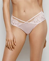 Lace Cheeky Panty Pink-A-Boo