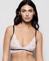 Unlined Lace Bralette Pink-A-Boo