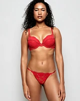 Up 2 Cup Lace Bra Cosmo Red