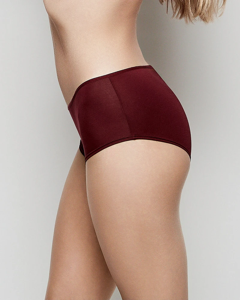 Ultrasoft Modal Boyshort Panty Red Wine