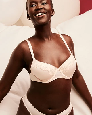 Lightly Lined Full Coverage Bra Ivory Dawn