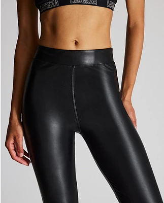 Vegan Leather Leggings